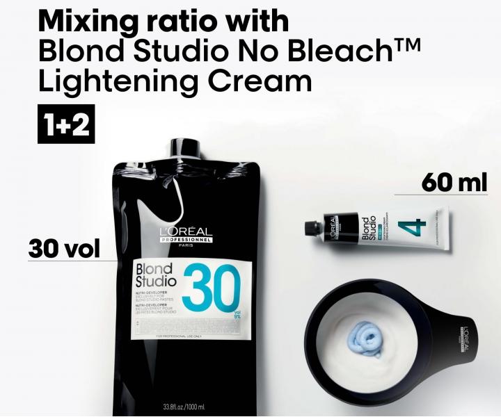Krem rozja�niaj�cy do w�os�w Lor�al Professionnel Blond Studio No Bleach Lightening Cream 4 - 60 ml