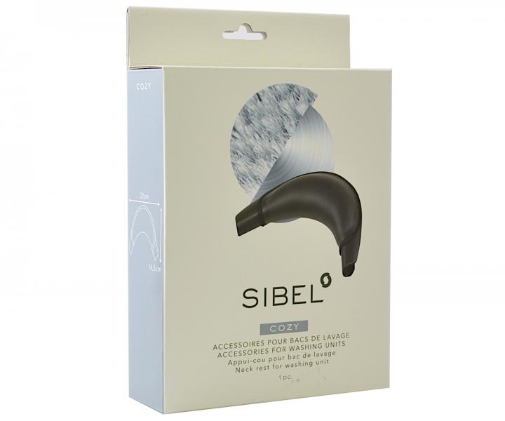 Podkadka pod kark na umywalk do myjni fryzjerskiej Sibel - plastik/silikon czarna