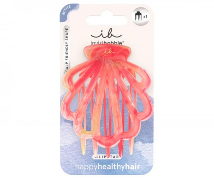 Klamra do w�os�w Invisibobble Clipstar Coral Hug - koralowa