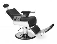 Fotel fryzjerski barberski Sibel Barburys Jethro - czarny