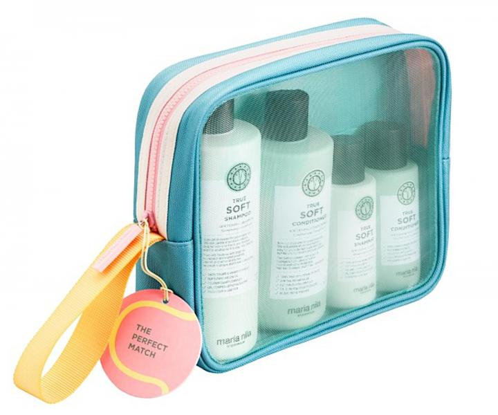 Zestaw upominkowy do w�os�w suchych i pusz�cych si� Maria Nila True Soft  + kosmetyczka gratis