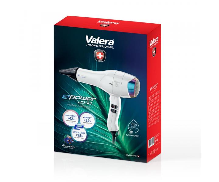 Suszarka do wosw Valera ePower 2030 eQ - 1600 W - biaa