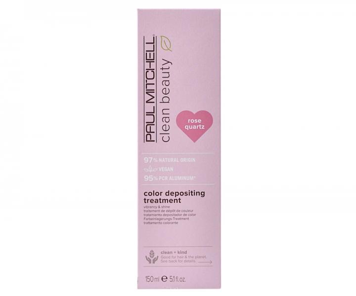 Odywcza maska koloryzujca Paul Mitchell Clean Beauty Color Depositing Treatment - rowa - 150 ml