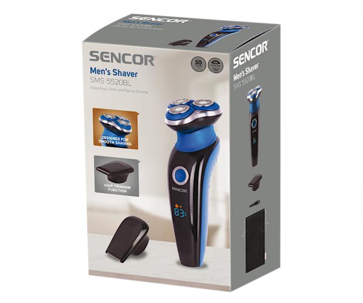 Golarka z trymerem Sencor SMS 5520BL - niebieska