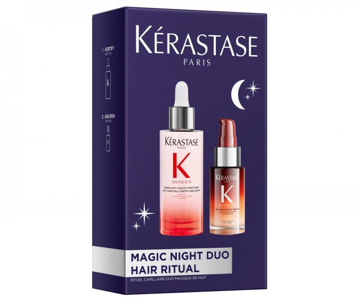 Zestaw upominkowy na noc wzmacniaj�cy i od�ywiaj�cy w�osy K�rastase Magic Night Duo Hair Ritual