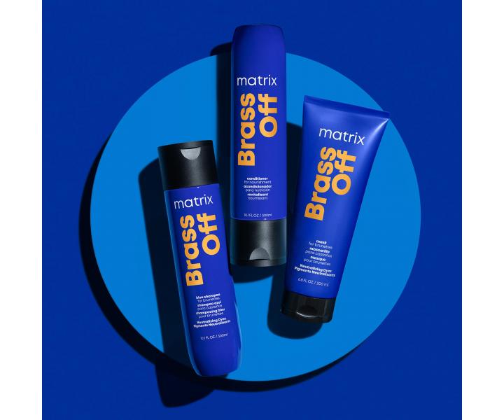 Seria neutralizujca miedziane i pomaraczowe odcienie Matrix Brass Off