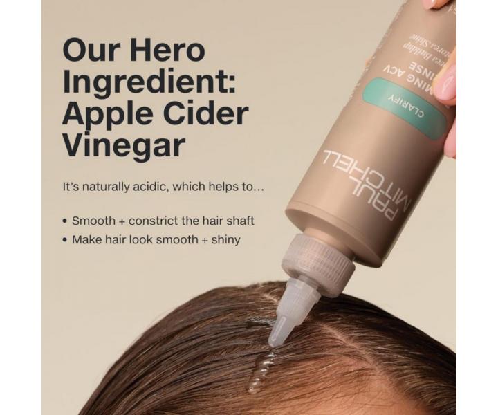 Kuracja do sp�ukiwania dla czystych, �wie�ych i l�ni�cych w�os�w Paul Mitchell Clarify Foaming ACV Rinse - 150 ml