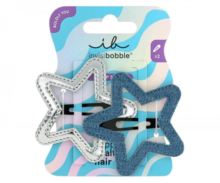 Spinki do wosw Invisibobble Clipstar Starlight Serenade - 2 szt.