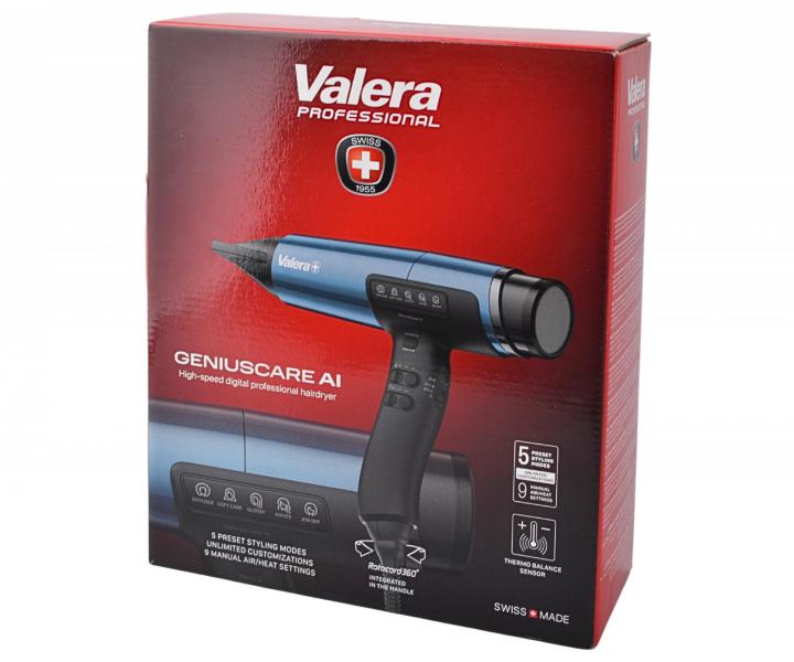 Profesjonalna suszarka do w�os�w Valera Geniuscare AI Pulse 501.54 GA PB 2400 W - niebieska