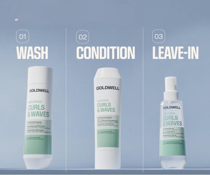 Spray nawil�aj�cy do w�os�w falowanych i kr�conych Goldwell Dualsenses Curls & Waves Bundling Spray - 150 ml