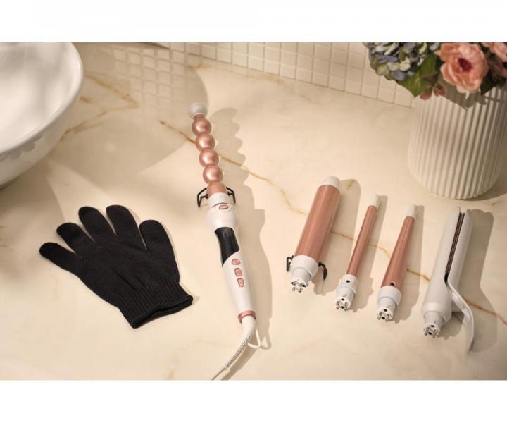 Wielofunkcyjna lok�wka do w�os�w Sencor 5in1 Curler & Straightener SHS 8700RS - bia�a