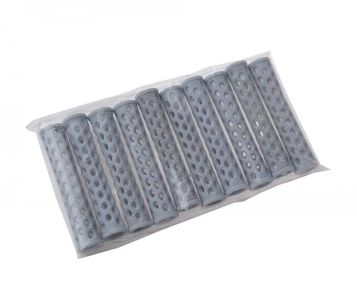 Plastikowe wa�ki do w�os�w Bellazi - �rednica 13 mm - 10 szt - szare