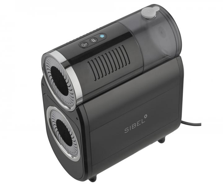 Elektryczne urz�dzenie do czyszczenia szczotek do w�os�w Sibel Clean and Steam Brush Cleaner - czarne