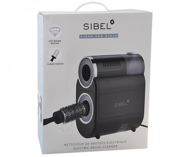 Elektryczne urz�dzenie do czyszczenia szczotek do w�os�w Sibel Clean and Steam Brush Cleaner - czarne
