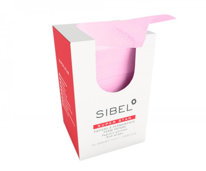 Papierki do trwaej ondulacji Sibel Super Star - 89 x 57 mm - 1000 szt