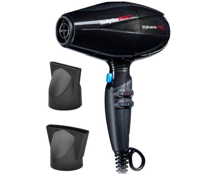 Profesjonalna suszarka do wosw BaByliss PRO Vulcano-HQ Ionic - 2400 W - czarna