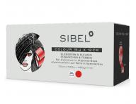 Profesjonalna folia fryzjerska aluminiowa Sibel - 15 mikronw - 100 m - czerwona