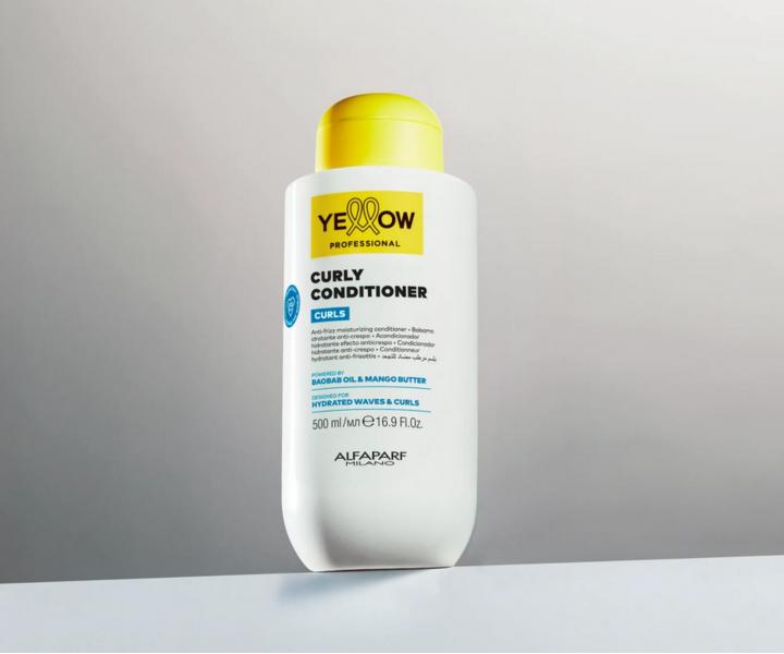 Seria do w�os�w falowanych, kr�conych i afro Yellow Professional Curls