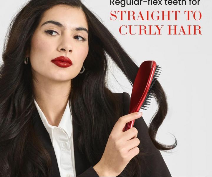 Szczotka do rozczesywania w�os�w Tangle Teezer The Ultimate Detangler The Devil Wears Prada - czerwono-czarna metaliczna