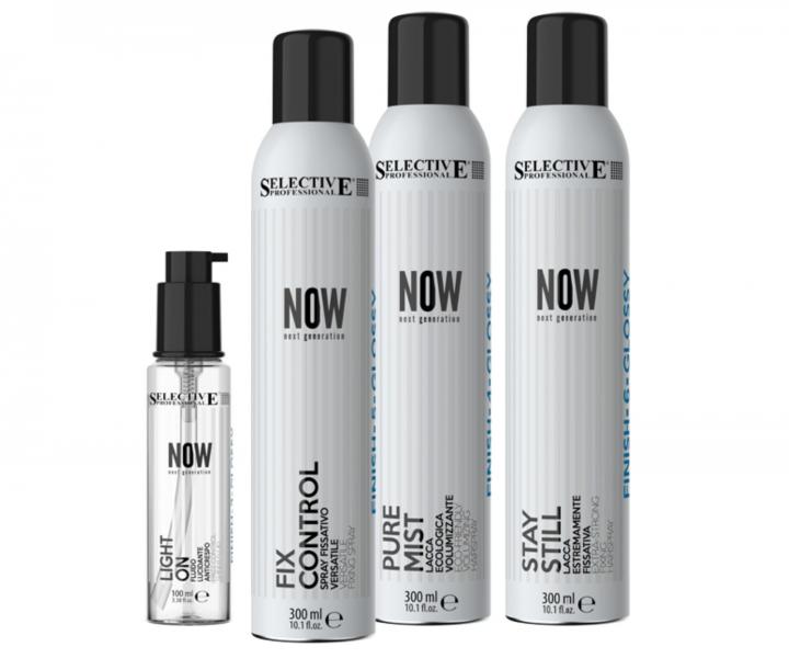Serum wygadzajce zapobiegajce puszeniu si wosw Selective Professional Now Light On - 100 ml