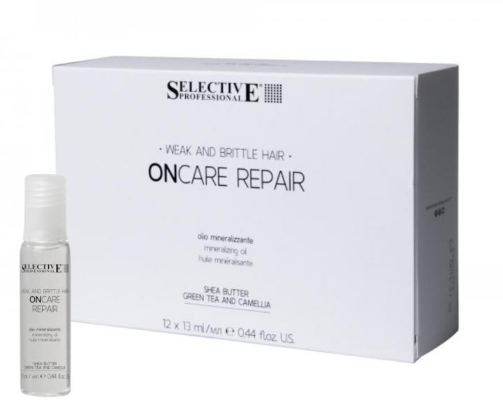 Intensywna kuracja olejowa do wosw zniszczonych i amliwych Selective Professional OnCare Repair Oil - 12 x 13 ml