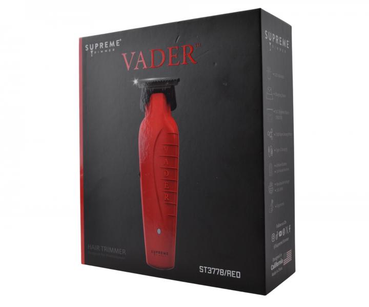 Profesjonalny trymer do w�os�w Supreme Trimmer Vader ST3778/R - czerwony