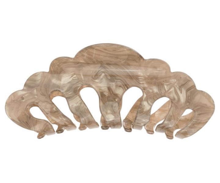 Dua klamra do wosw Invisibobble Clipstar XL Pure Pearlfection - beowa perowa