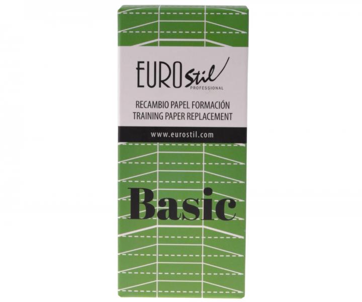 Zapasowa rolka papieru do wiczenia technik strzyenia Eurostil Professional Basic - 2 szt.