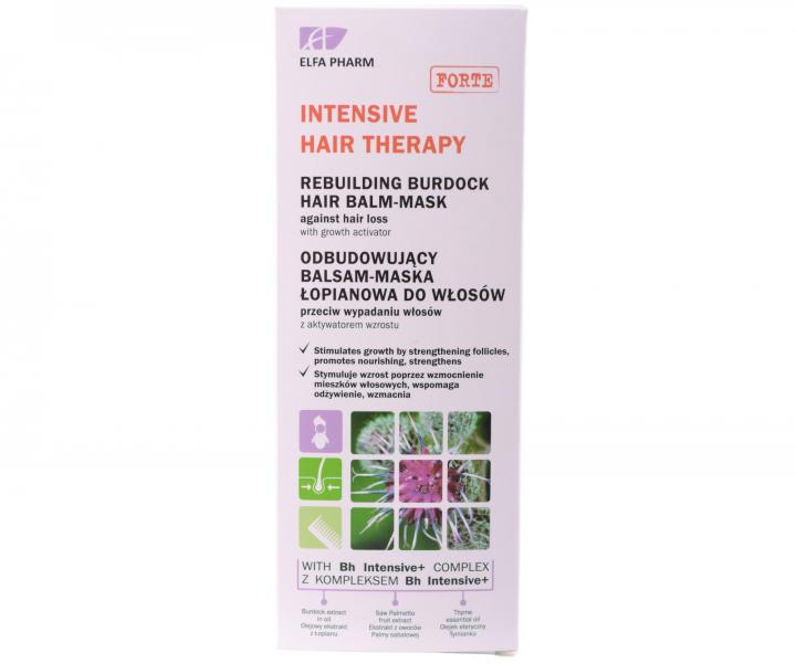 Maska przeciw wypadaniu w�os�w Elfa Pharm Intensive Hair Therapy Forte Rebuilding Burdock Hair Balm-mask - 200 ml