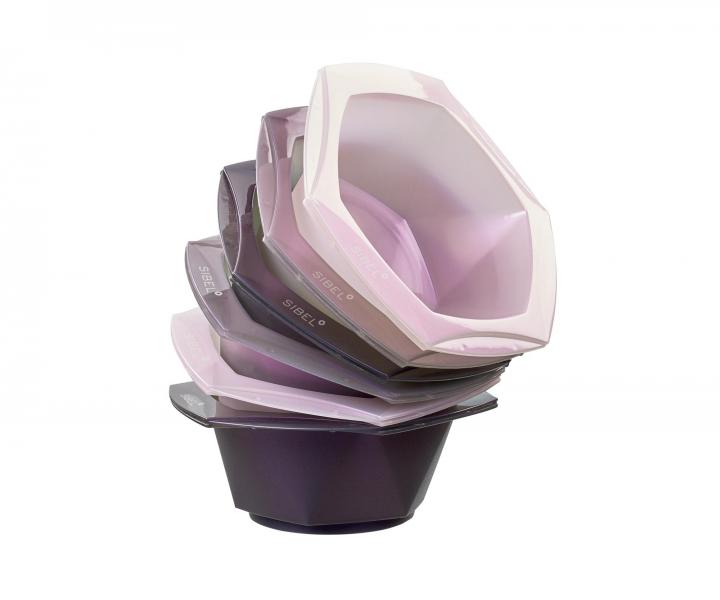 Zestaw kolorowych misek do mieszania farb fryzjerskich Sibel Mish'Mash - 6 szt