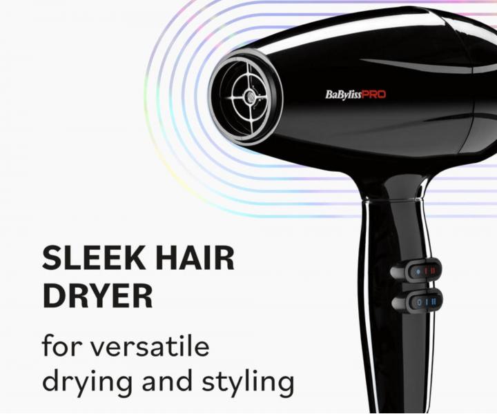 Profesjonalna suszarka do w�os�w BaByliss Pro Vero BAB6280E - 2000 W - czarna