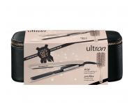 Luksusowy zestaw profesjonalnej prostownicy Ultron Enyi 1" szczotki Sibel Proflex i etui Ultron Luxury Gift Set - zoty