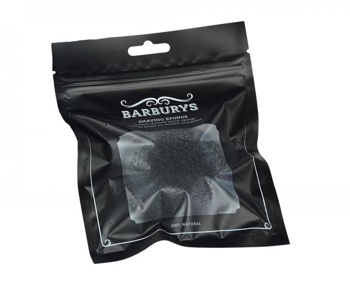 Konjac g�bka do twarzy Sibel Barburys Bamboo - czarna