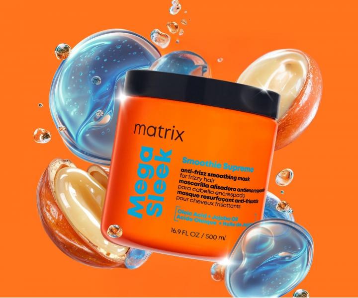Maska wyg�adzaj�ca do w�os�w niesfornych Matrix Mega Sleek Smoothie Supreme Smoothing Mask - 500 ml