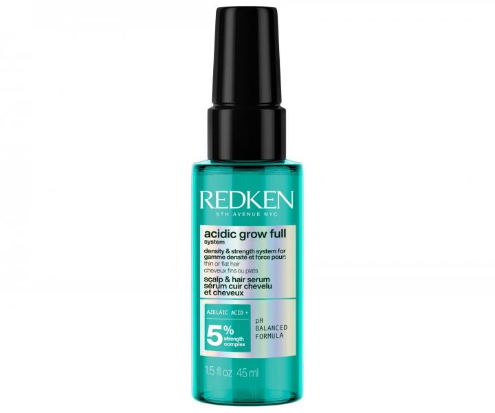 Zestaw nadaj�cy g�sto�� i obj�to�� w�osom cienkim, oklapni�tym i normalnym Redken Acidic Grow Full System + serum 45 ml gratis