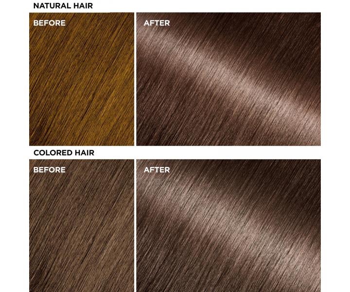 Maska koloryzuj�ca do w�os�w Garnier Olia Gloss Expensive Brunette - 150 ml - ch�odny br�z