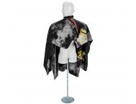 Mska peleryna do strzyenia wosw i brody Barbertime Smoky Pro Barber Cape XL - czarna