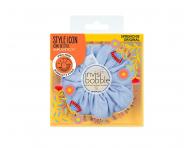Ozdobna gumka do w�os�w spiralka Invisibobble Sprunchie Original Hola Hola - niebieska z fr�dzelkami