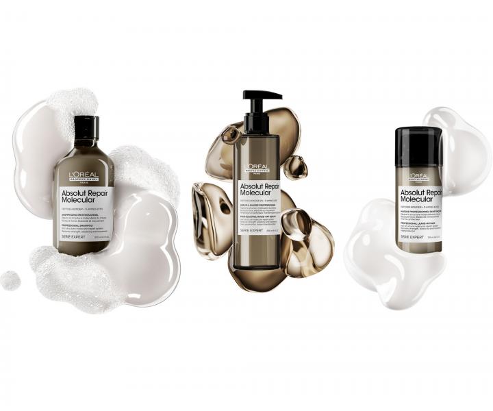 Maska do wosw zniszczonych bez spukiwania Loral Professionnel Absolut Repair Molecular - 100 ml