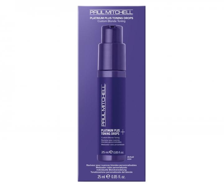 Krople tonujce neutralizujce te odcienie Paul Mitchell Platinum Plus Toning Drops - 25 ml