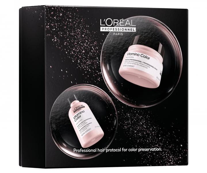 Zestaw upominkowy do w�os�w farbowanych Lor�al Professionnel Serie Expert Vitamino Color Duo