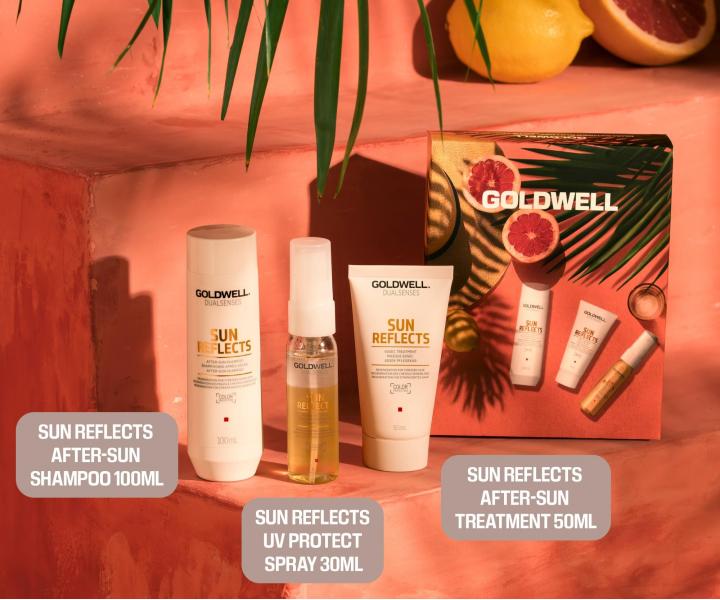 Zestaw upominkowy do w�os�w nara�onych na dzia�anie s�o�ca Goldwell Dualsenses Sun Reflects Travel Set