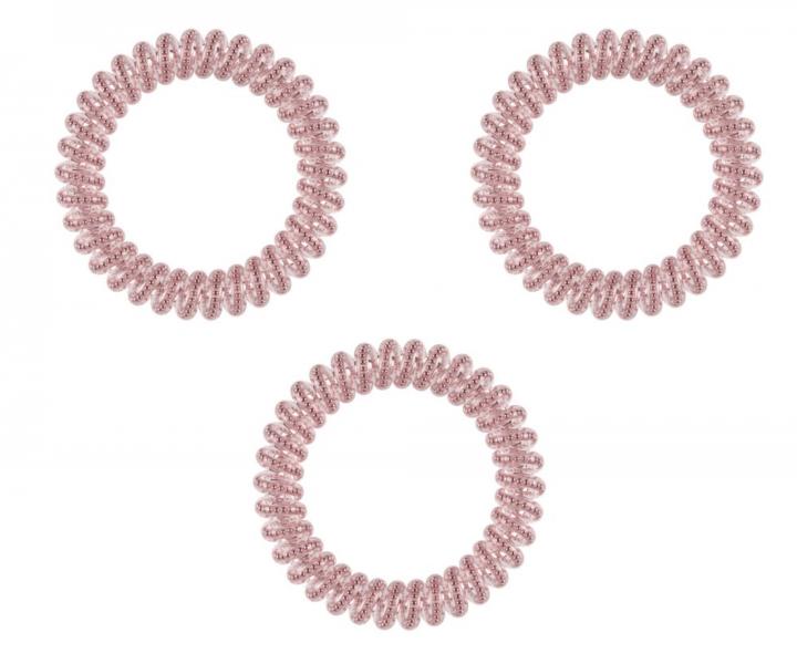 Cienka gumka spiralka do w�os�w Invisibobble Slim Pink Monocle - r�owa - 3 szt.