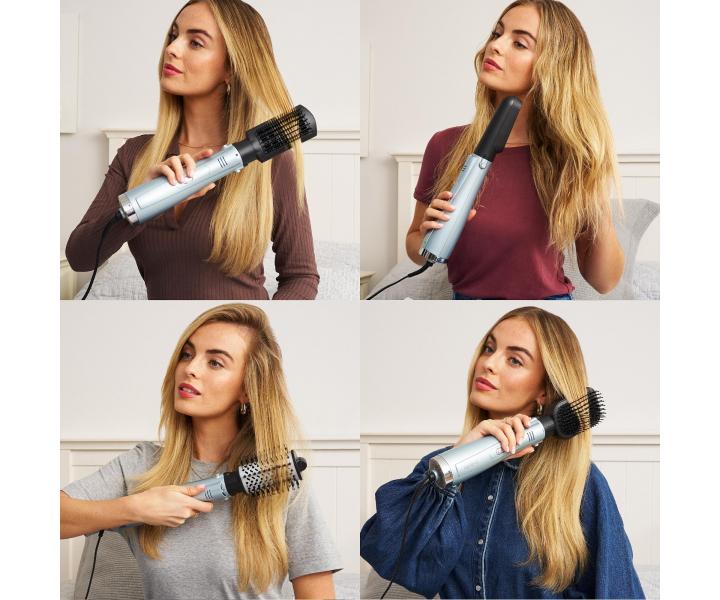 Suszarko-lokwka do wosw z podwjn jonizacj Babyliss Hydro-Fusion 4in1 - 1000 W - jasnoniebieska