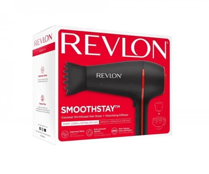Suszarka do w�os�w Revlon Smoothstay Coconut Oil RVDR5317E + szczotka gratis