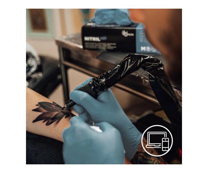 Rkawiczki nitrylowe Espeon Nitril Soft - 100 szt - niebieskie - L