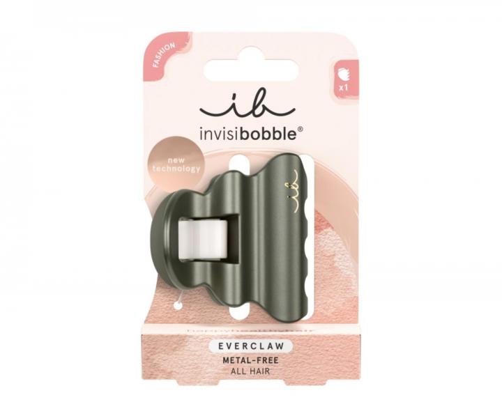 Klamra do w�os�w Invisibobble Everclaw M Piny Plateau - ciemnoszara metaliczna