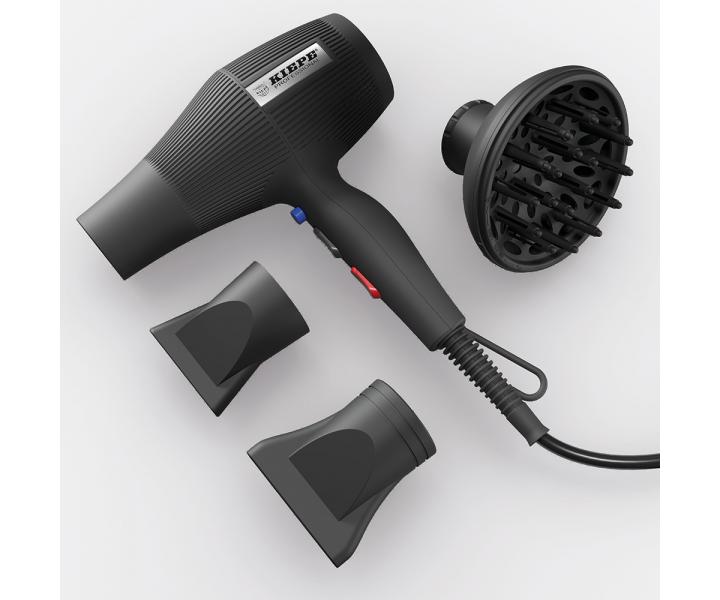 Profesjonalna suszarka barberska do wosw Kiepe Pro Thoor Barber Hair Dryer - 2200 W - czarna
