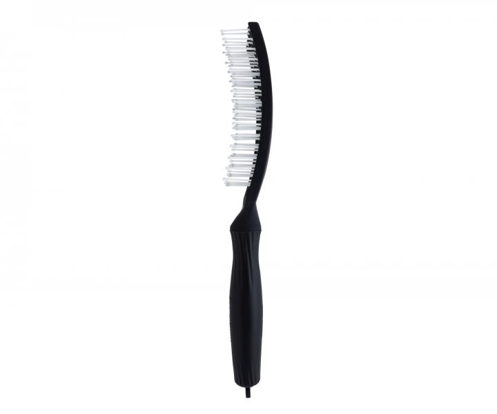 Szczotka do wosw Olivia Garden Fingerbrush Ionic Large - czarna