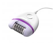Depilator damski Philips Satinelle 2000 BRE225/00 - bia�o-fioletowy - rozpakowany, uszkodzone opakowanie